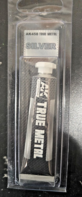 True Metal Wax Paint SILVER 20ml Tube - AK Interactive AK458
