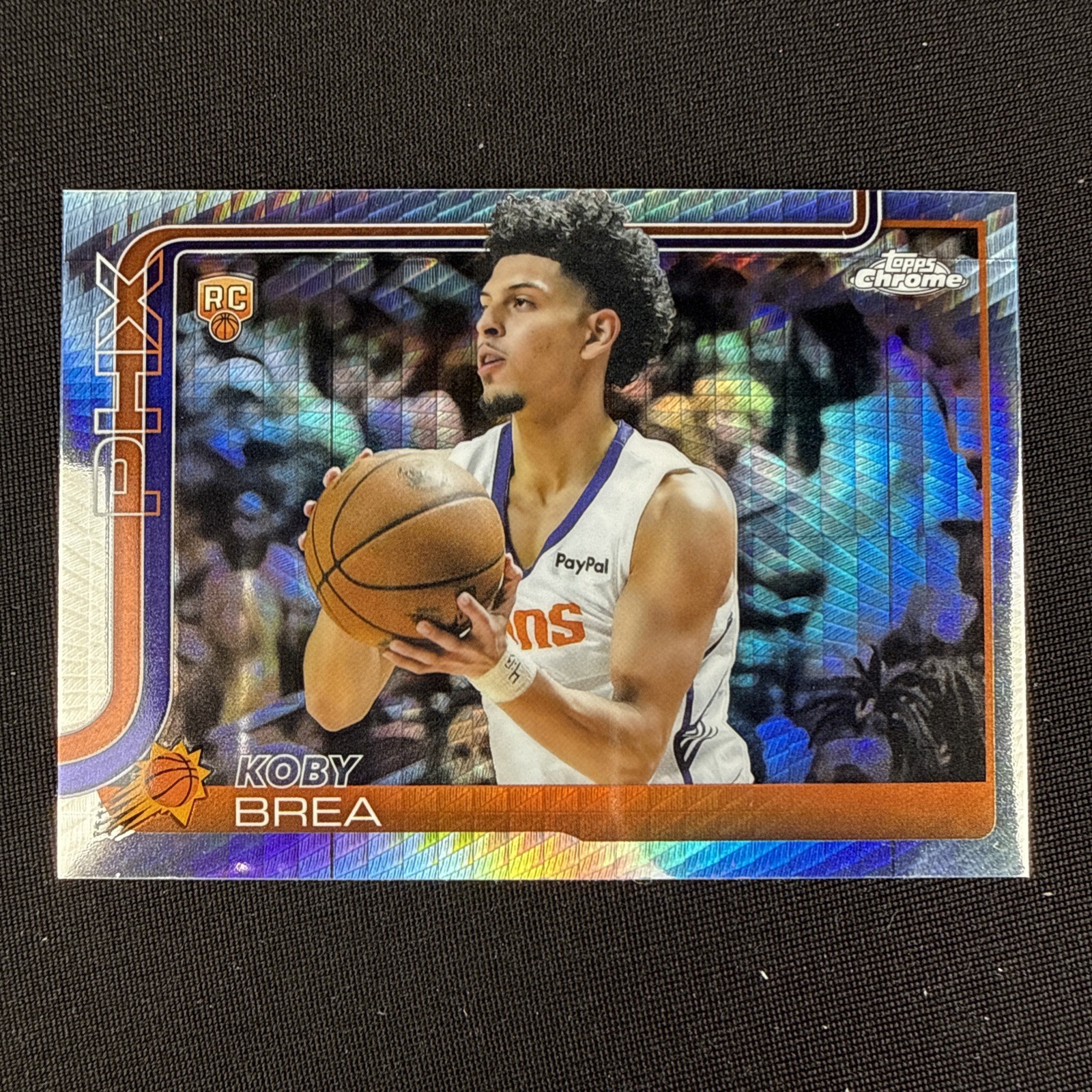 Koby Brea Rookie Card RC 2025-26 Topps Chrome Basketball Prism Refractor #292