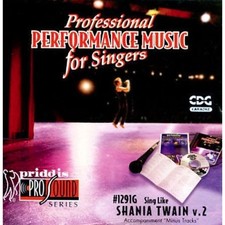 Sing Like Shania Twain v.2 by Karaoke CD, 2000, Professional Performance Music