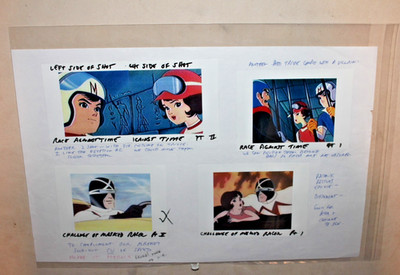 SPEED RACER PRODUCTION IMAGES/CONCEPT BOARD - New Adventures Mach Go Go Go  RARE