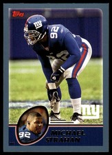 Michael Strahan 2003 Topps #216 Giants NFL READ FREE SHIPPING AutographDen
