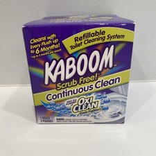 Toilet Bowl Cleaner System Cleans To 6 Months w/ 2 Refills New