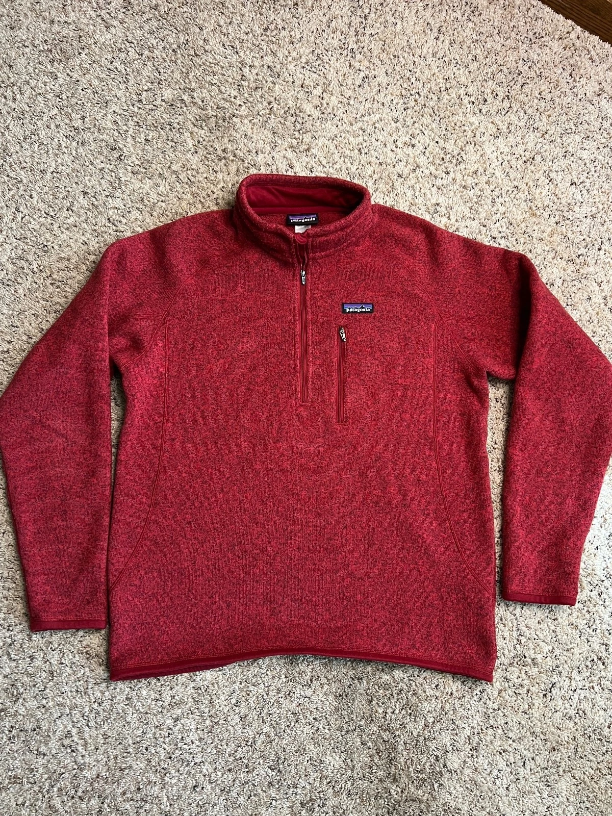 Patagonia Men's Better Sweater 1/4-Zip Fleece Pullover - Size Large - product detail image 1