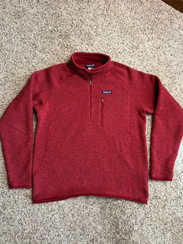 Patagonia Men's Better Sweater 1/4-Zip Fleece Pullover - Size Large video thumbnail