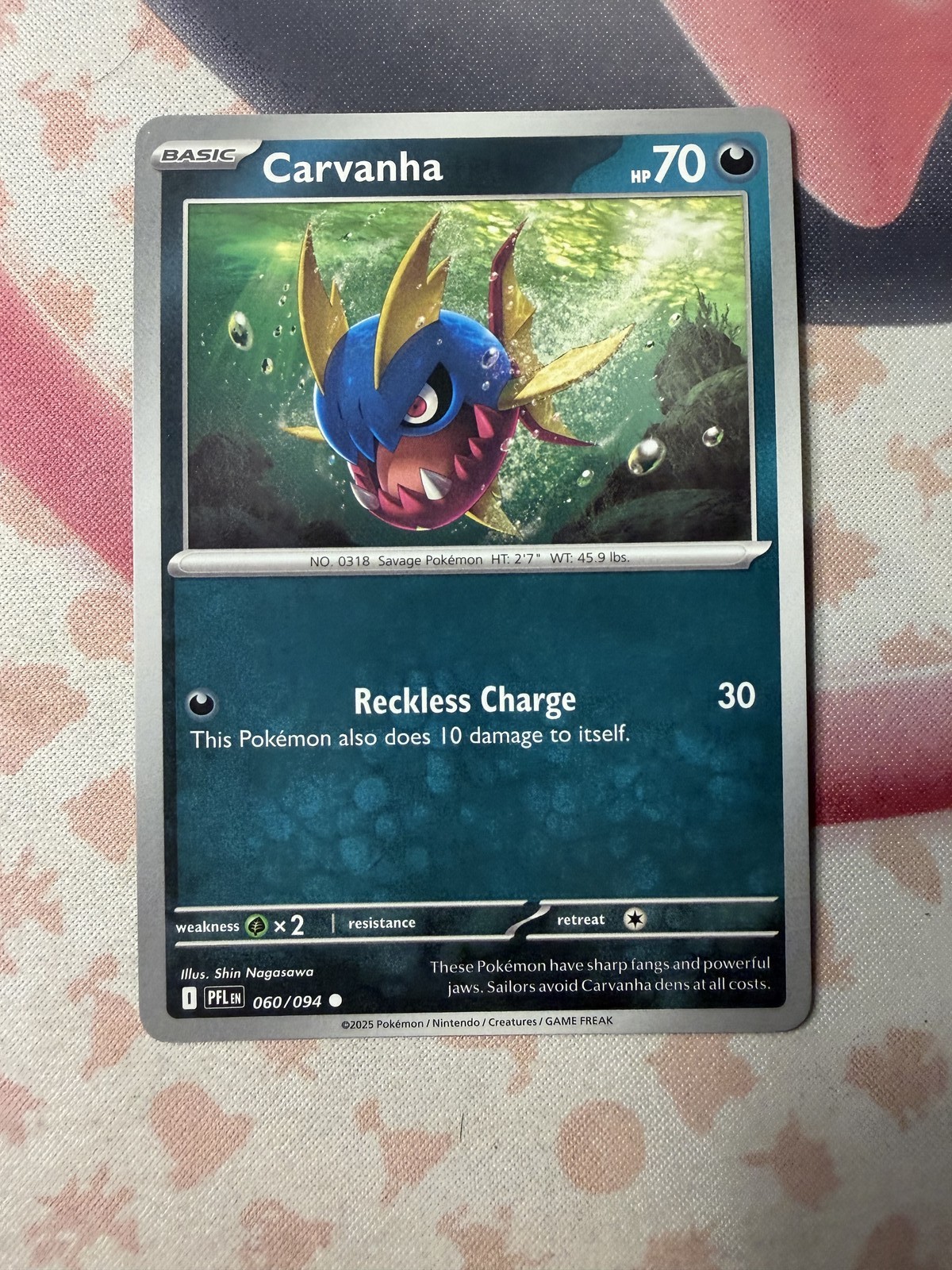 Carvanha Common ME02: Phantasmal Flames 060/094 NM English