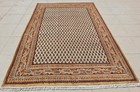 Rare Hand Knotted Vintage Badam Gul Mir Wool Area Rug 6 x 4 Ft — photo 3