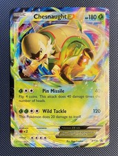 Pokémon TCG Chesnaught EX XY18 Holo Black Star Promo NM