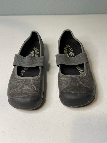 Keen Sienna Canvas Mary Jane Strap Slip On Shoes Gray - Women’s Size 7.5 - Picture 2 of 10