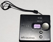 Sony MZ-NE410 Walkman MiniDisc Recorder Black Menu Group Volume Control