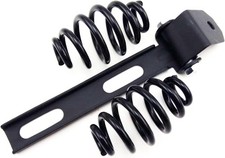 Pair of Black 3" Seat Springs Solo Seat Brackets For Chopper Bobber Custom E