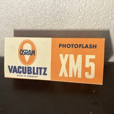5-Pack Vacublitz Type XM5 Osram Photoflash Made in Germany Vintage