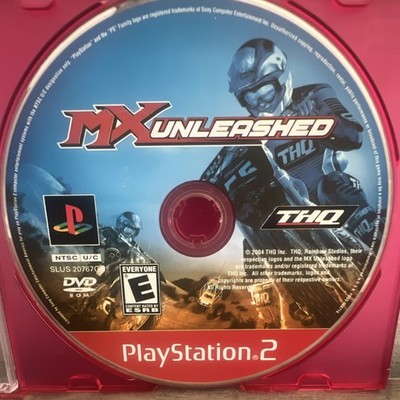 Loose MX Unleashed PlayStation 2 THQ Racing Mx Vs. Atv Series 2004