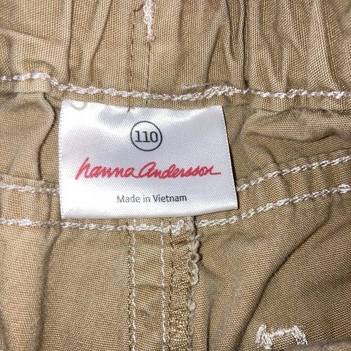 Hanna Andersson Canvas Beige Pull On Pants Size 5 110cm - Picture 6 of 6