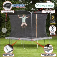 BARGAIN! Sportspower Trampoline 8x6 USED ONCE INDOORS.