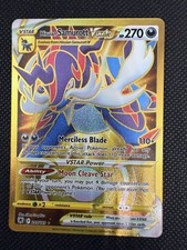 Pokemon TCG Hisuian Samurott VSTAR Gold Secret Rare Card 209/189 Astral Radiance