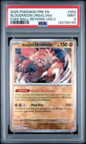 Bloodmoon Ursaluna graded PSA 9 for sale on eBay