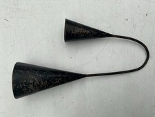 Black Steel Agogo Bells. 4&rdquo; + 5&rdquo; Bells. Brazilian Samba Percussion. VIDEO.