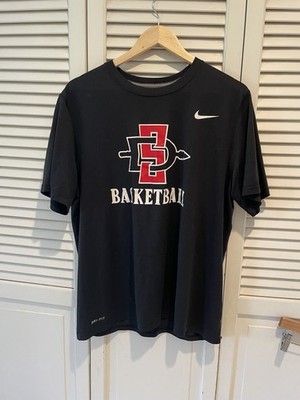 SDSU Mens Nike Dri Fit Basketball T Shirt Size L