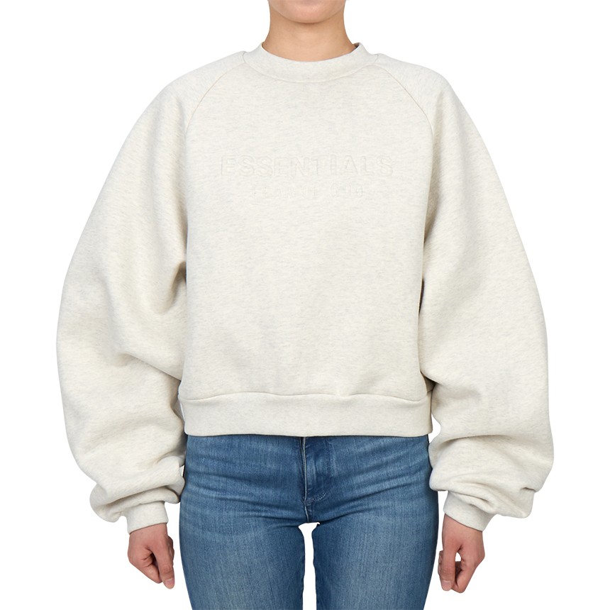 FEAR OF GOD Essential Fleece Sweatshirt 192HO257832FW OATMEAL HEATHER NEW ITEM