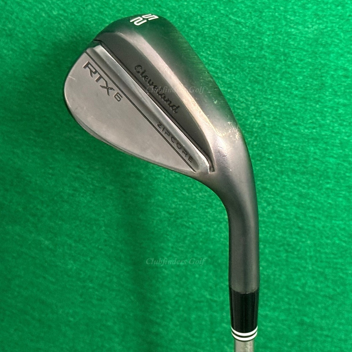 Cleveland RTX6 Zipcore Mid Black 52-10 52° Gap Wedge C-Taper 130 Extra Stiff