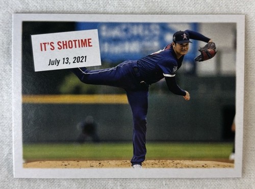 2022 Topps Archives Shohei Ohtani It’s Showtime Insert #305 Los Angeles Angels - 第 1/4 張圖片