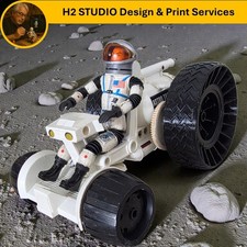Major Matt Mason fully functional Astro Trac, new Airless wheels, new sticker,