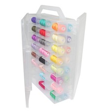 46 Grids Sewing Storage Double-sided Storage Organizer Portable Thread Storag...