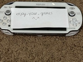 Sony PlayStation PS Vita OLED PCH-1000/1100 White WIFI US Seller - SHIP IN 1-DAY