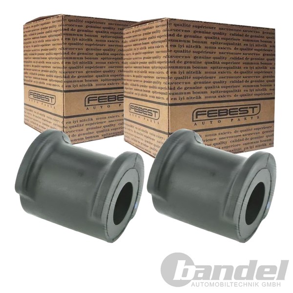 2X Febest Stabilager Gummilager Stabi AußEn Hinten Passend FüR VW California MUL-image