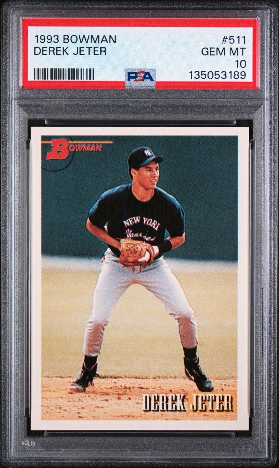 1993 Bowman #511 Derek Jeter Rookie RC Card PSA 10 GEM MINT