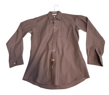 YSL Yves Saint Laurent Pour Homme Shirt Button Long Sleeve 16 34-35 Dry Cleaned