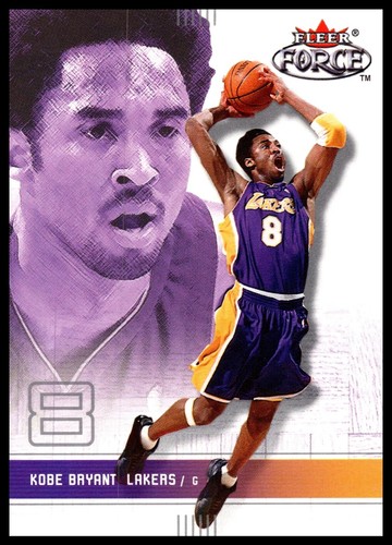 01-02 Fleer Force Kobe Bryant HOF Base Card (Los Angeles Lakers) #25 - Picture 1 of 2