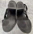 Alexander Wang Black Leather Cross Strap Block Heel Sandals Size 38 US 8 — photo 9