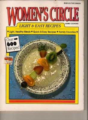 Women's Circle Light & Easy Recipes - Paperback, by Womens Circle - Acceptable r