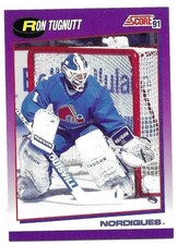 RON TUGNUTT 1991-92 SCORE CARD NEAR MINT+ CONDITION