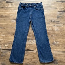 Vintage Levi's 517 Bootcut Jeans Mens 33x30 Fits 31x29 Orange Tab 80s USA