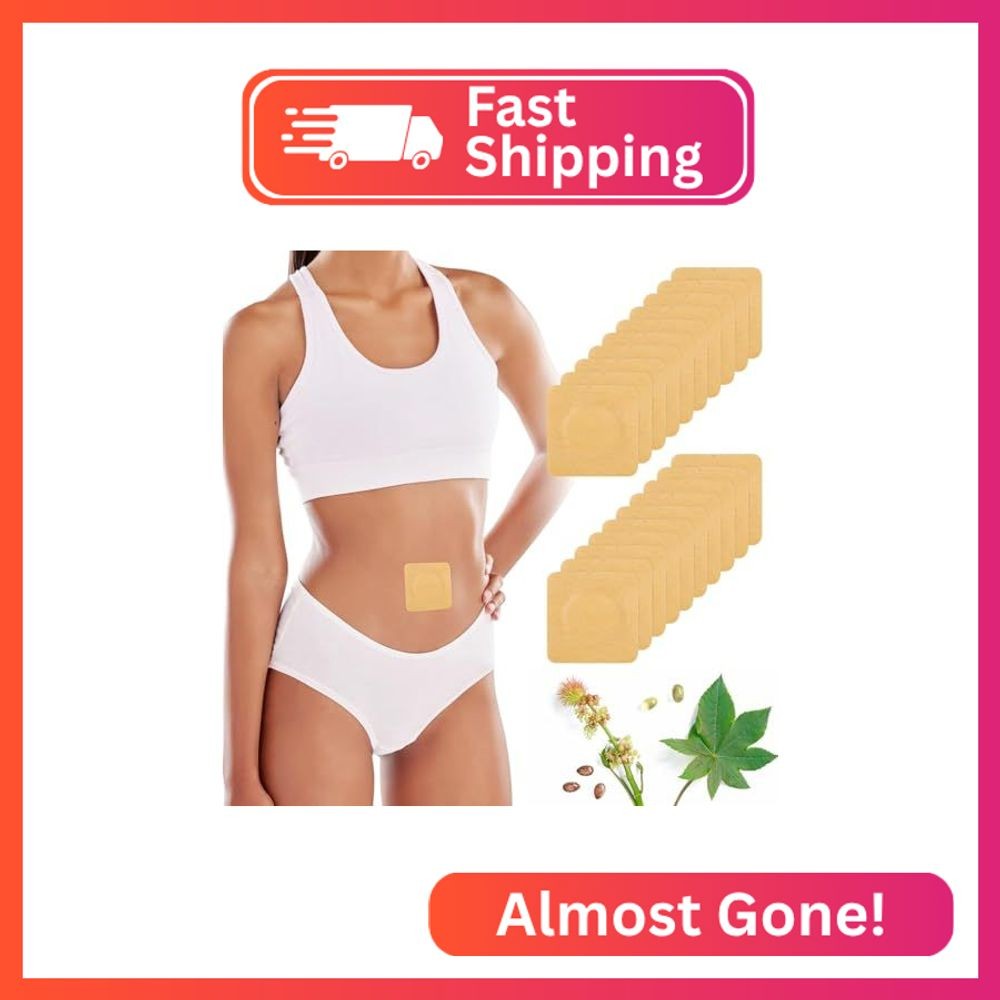 Paw Legend 54 Pcs Disposable Castor Oil Pack Wrap for Belly Button Patch Organic