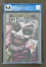 Joker Year of the Villain #1 CGC 9.8 🔥 Unknown Comics Variant A DC 2019