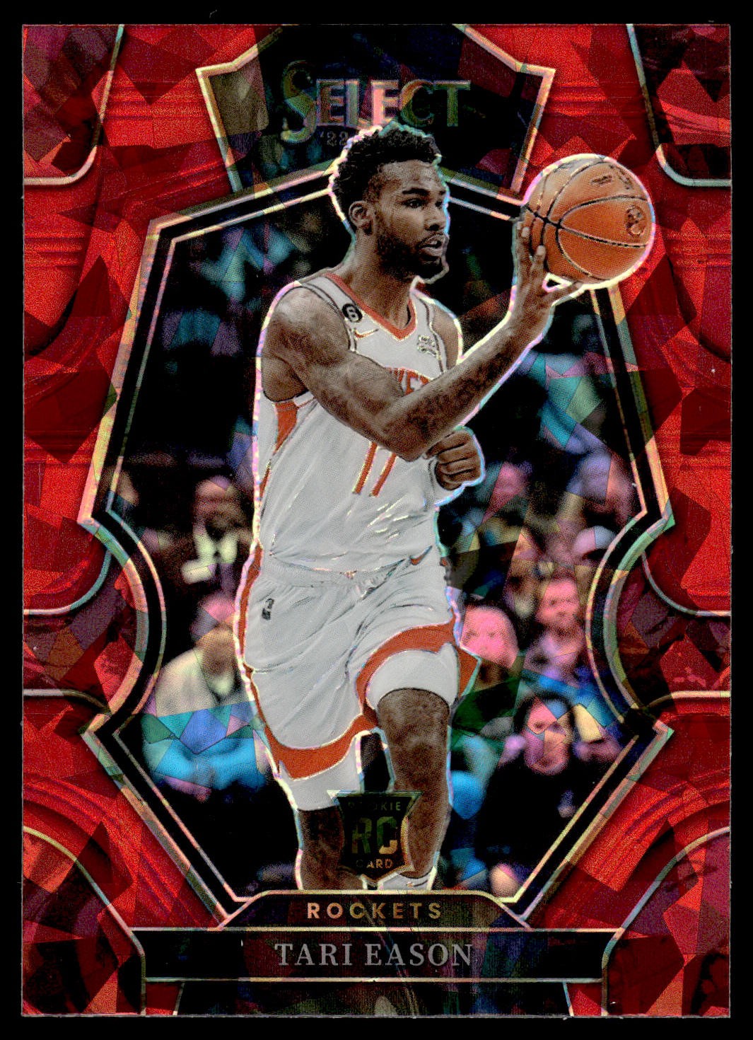 2022-23 Panini Select Red Cracked Ice Prizms #183 Tari Eason RC