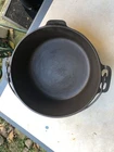 Vintage Griswold Iron Mountain #8 Cast Iron Dutch Oven No Lid #1036 A Pot