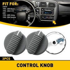 3X A/C Heater Temperature Cimate Control Knob Assembly For 1998 - 2005 GMC Jimmy
