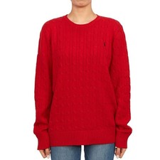 Polo Ralph Lauren Kids Cable Knit 323702674043 RED Adult Fit 60455254