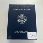 2002-W American Silver Eagle $1 - Proof / w/Box & COA / Beautiful! - No Reserve!