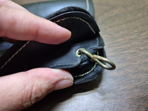 VINTAGE TRUCKERS' SAFTEY WALLET Gunuine Cowhide Read - Picture 21 of 24