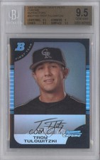 2005 Bowman Draft Chrome Refractor Troy Tulowitzki #BDP105 BGS 9.5 GEM MINT 0m8