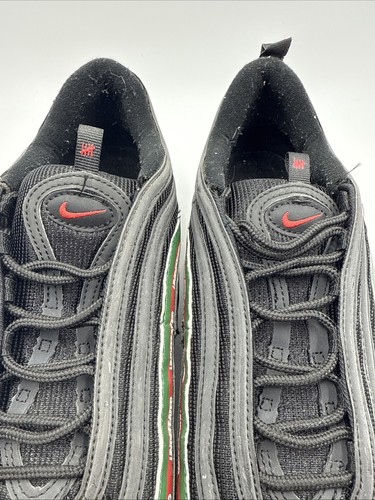 Undefeated X Air Max 97 OG Black Size 11 Gorge Green Speed Red White 2017 - Picture 3 of 11
