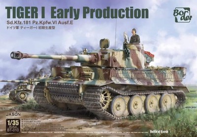 Grenzmodell 1/35 Pz.Kpfw.VI Ausf.E Sd.Kfz.181 Tiger I BT-010