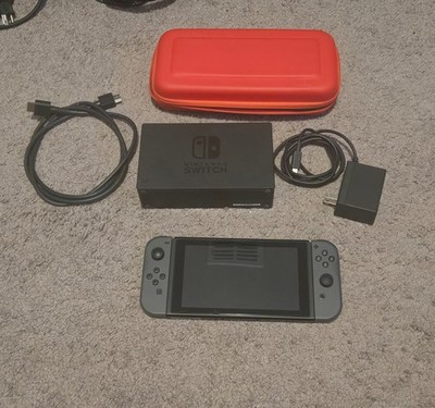 Nintendo Switch HAC-001 32GB Console + Joy Con + 256GB SD Card + Dock + Case