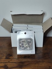 Dritz 180 Safety Pins Basting 2" 3 6 Packs Of 30 Storage Cases Nickel plated
