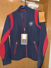 ARIAT WOMENS TEAM SOFTSHELL MEDIUM NAVY JACKET B83 